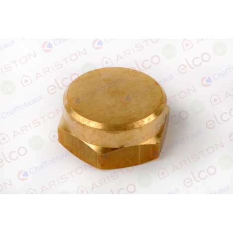 Ariston Brass cap 1/2" 570571 (Genus 27 BFFI UK)
